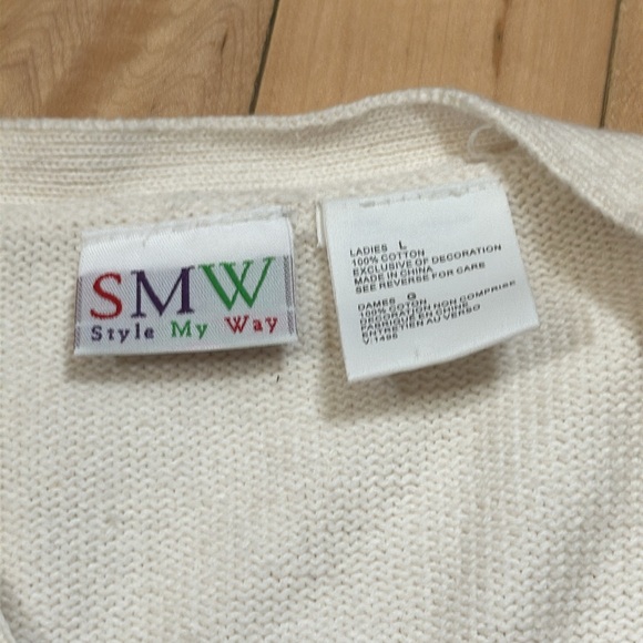 Vintage Style My Way Knit Cardigan with Embroidery - Picture 4 of 7